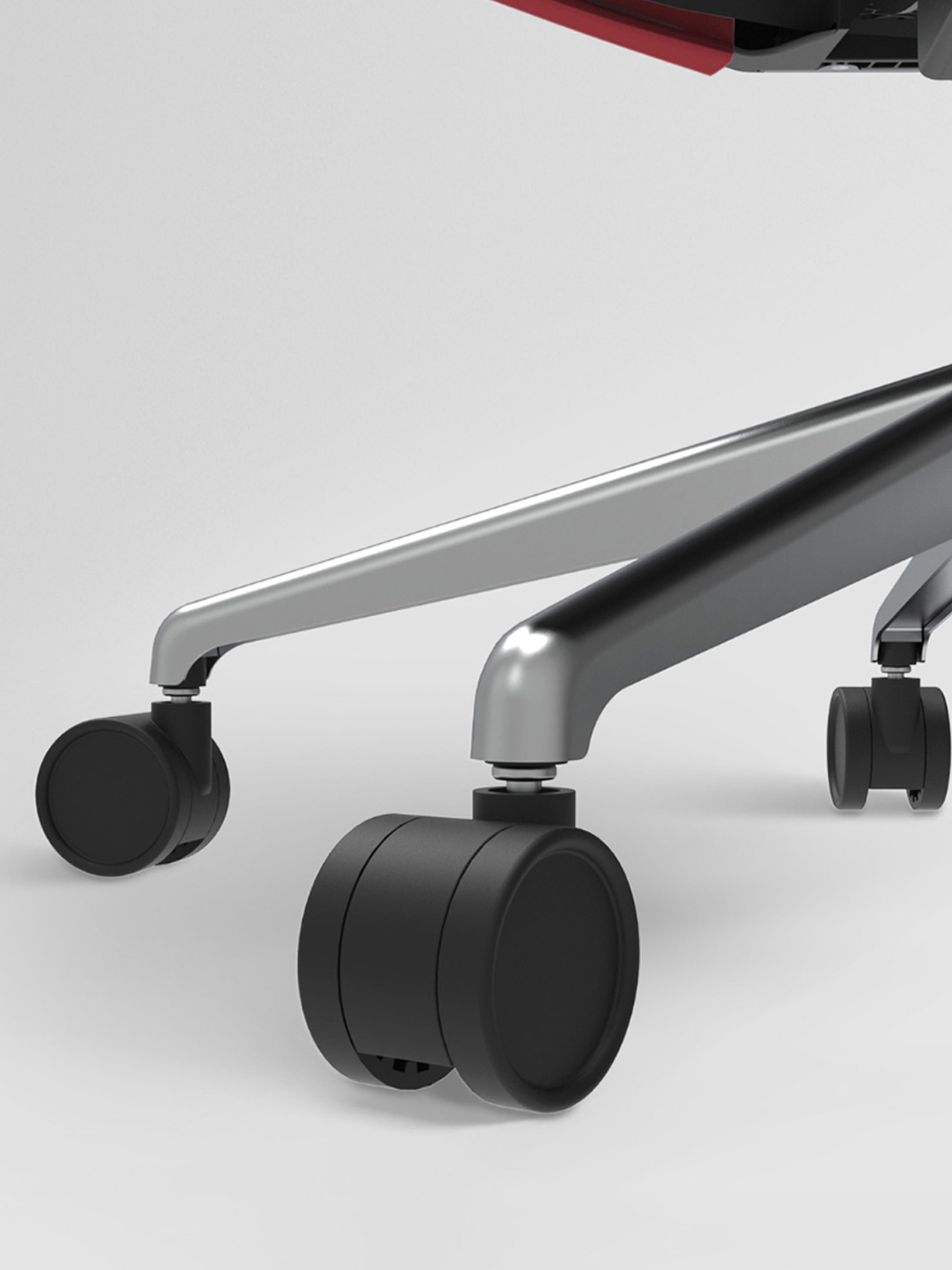 Godrej Interio Prime Milan Red Nylon High Back Chair