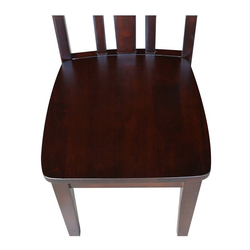 Set of 2 San Remo Juvenile Chairs Unfinished Rich Mocha - International Concepts