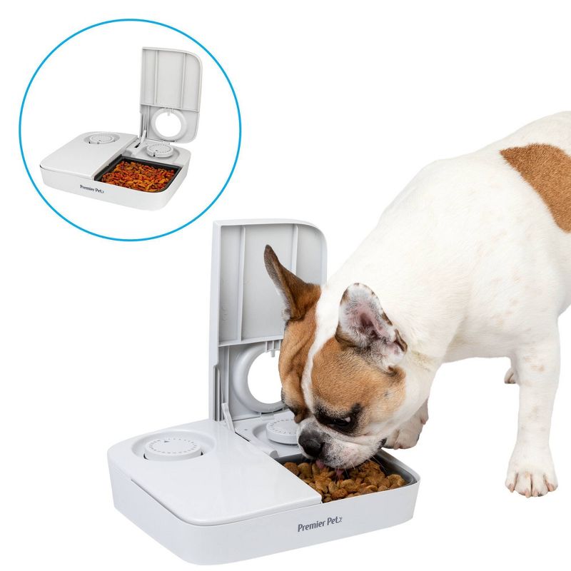 Premier Pet Automatic Timer Pet Feeder - Gray