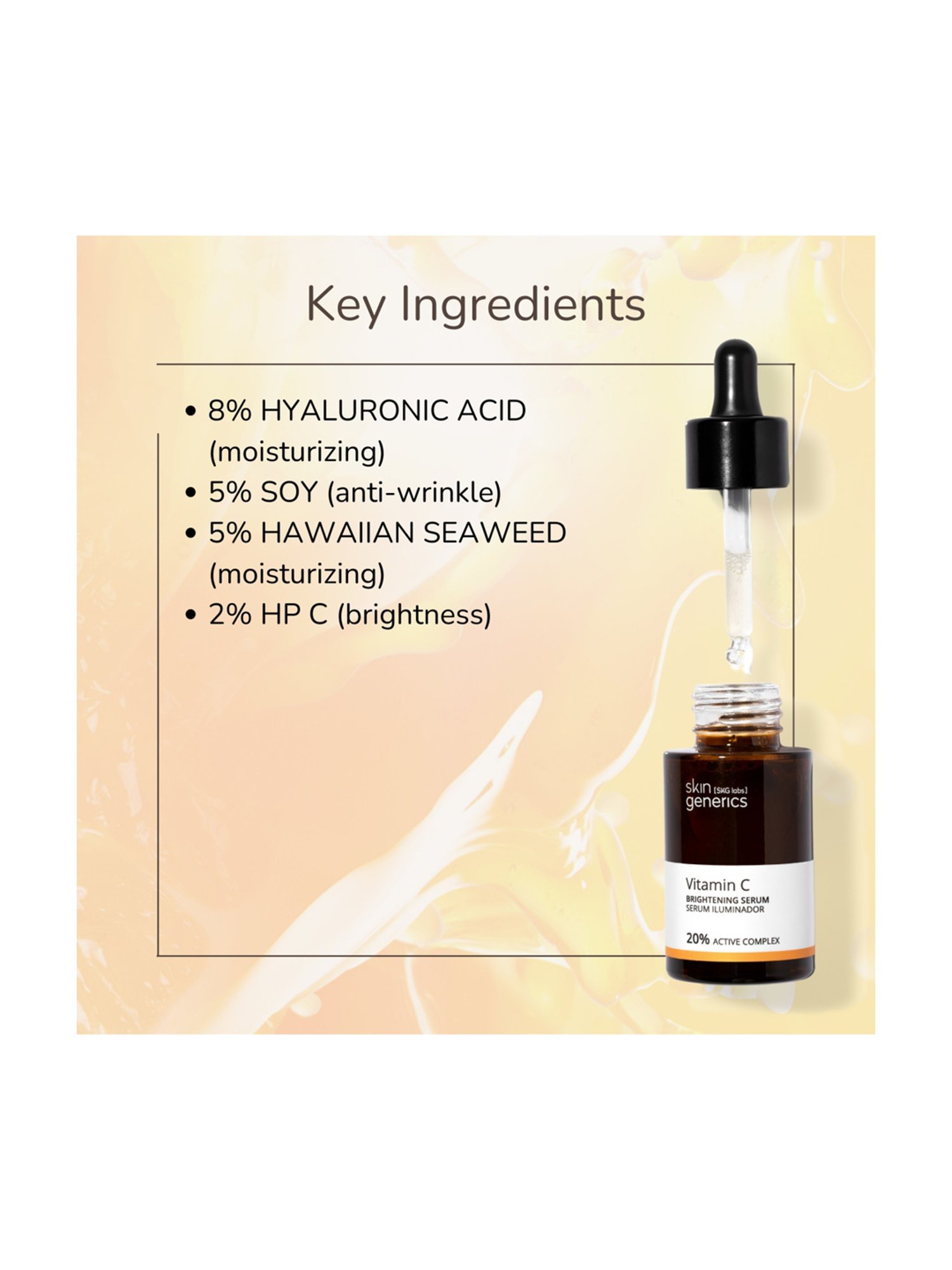 Skin Generics Vitamin C Brightening Serum - 30 ml