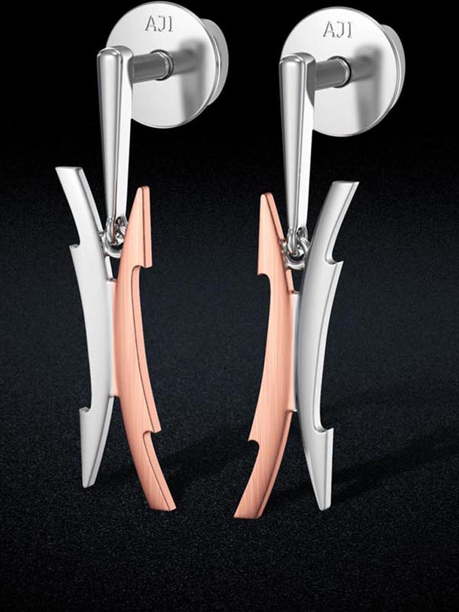 Joyalukkas 950 Platinum Sophisticated Dangle Earrings