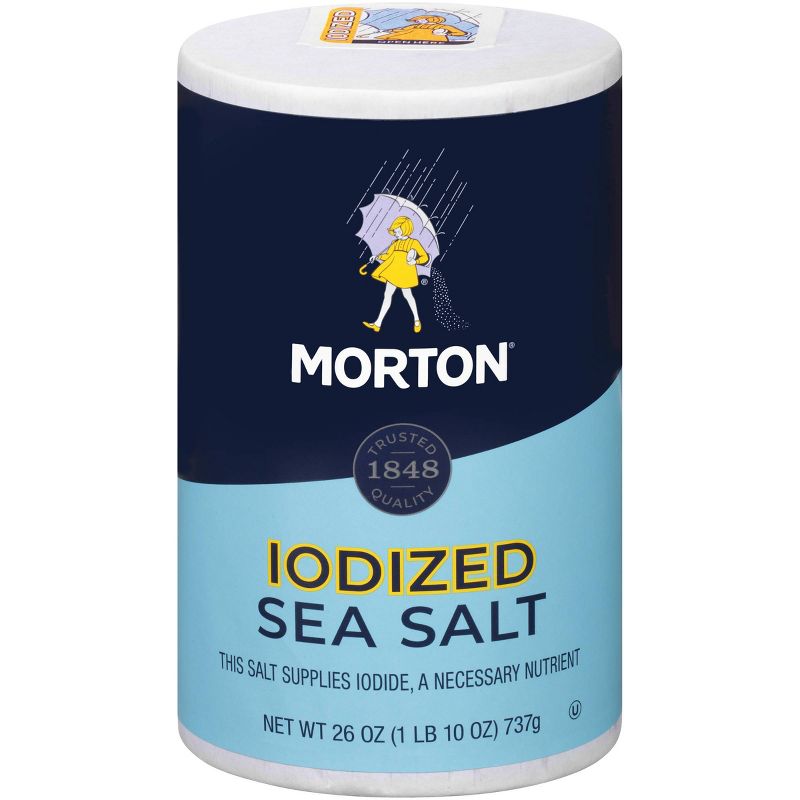 Morton Iodized Sea Salt - 26oz