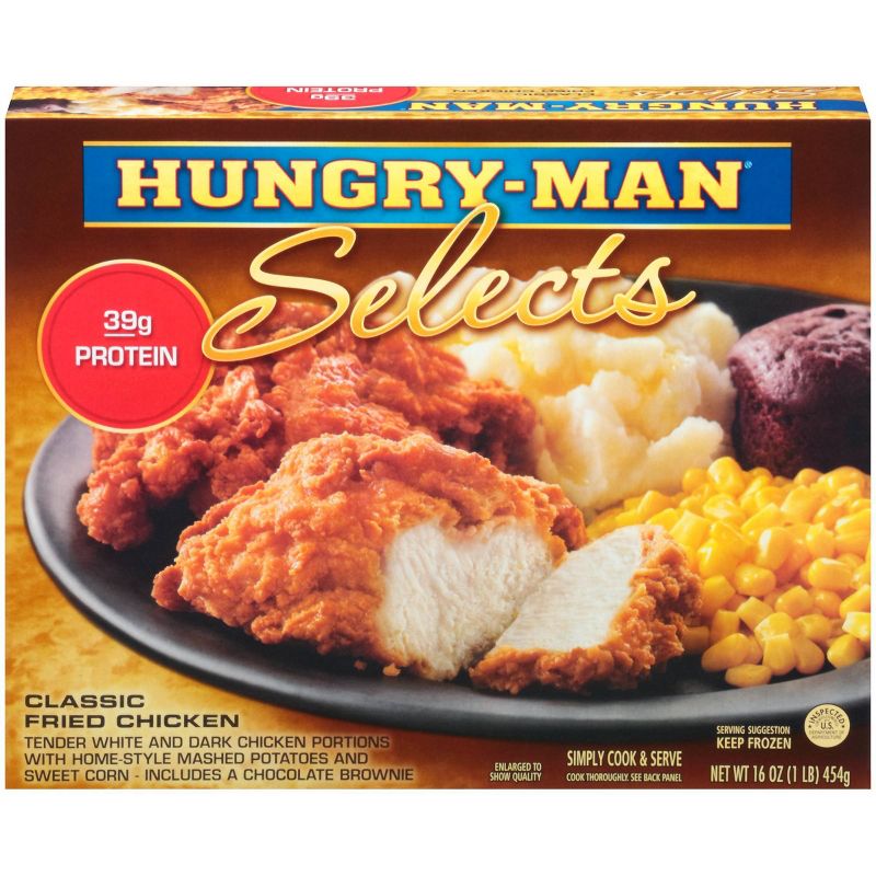 Hungry-Man Classic Fried Chicken Frozen Dinner - 16oz