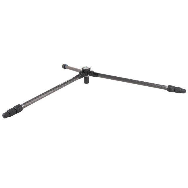 Slik PRO CF-633 Carbon Fiber Tripod, 3 Leg Sections, Extends to 64.2", Black