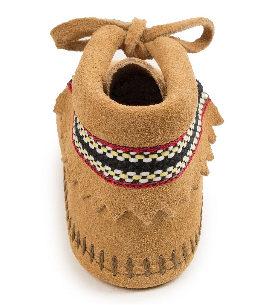 Minnetonka Kids' Braid Bootie Crib Shoe (Infant)