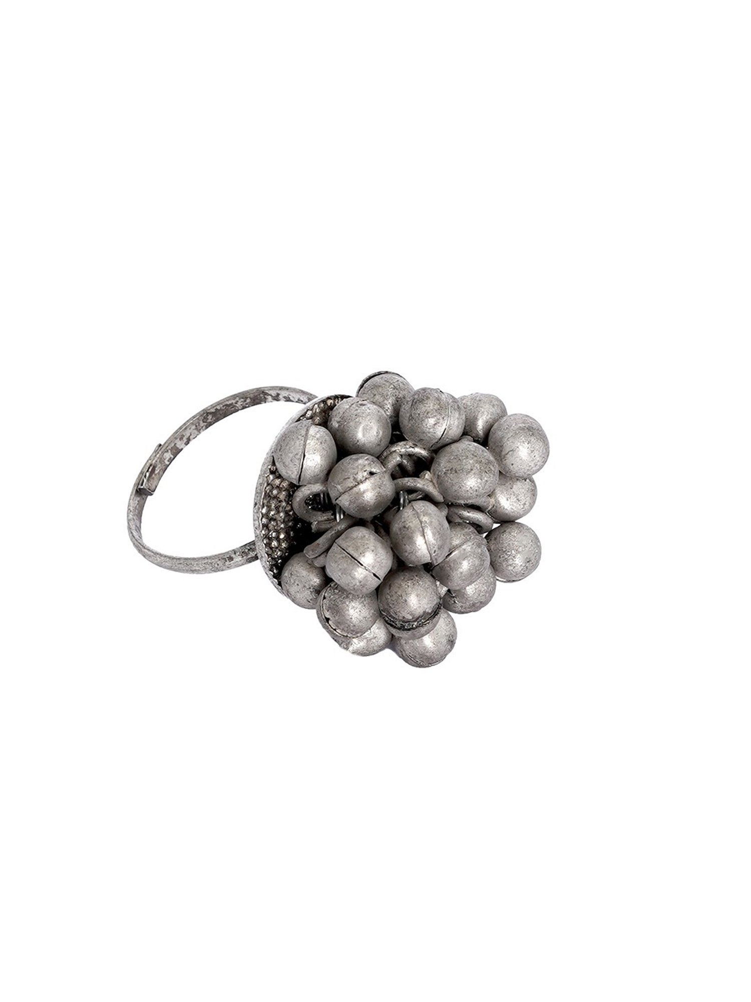 Teejh Shawna Silver Oxidised Jewellery Set