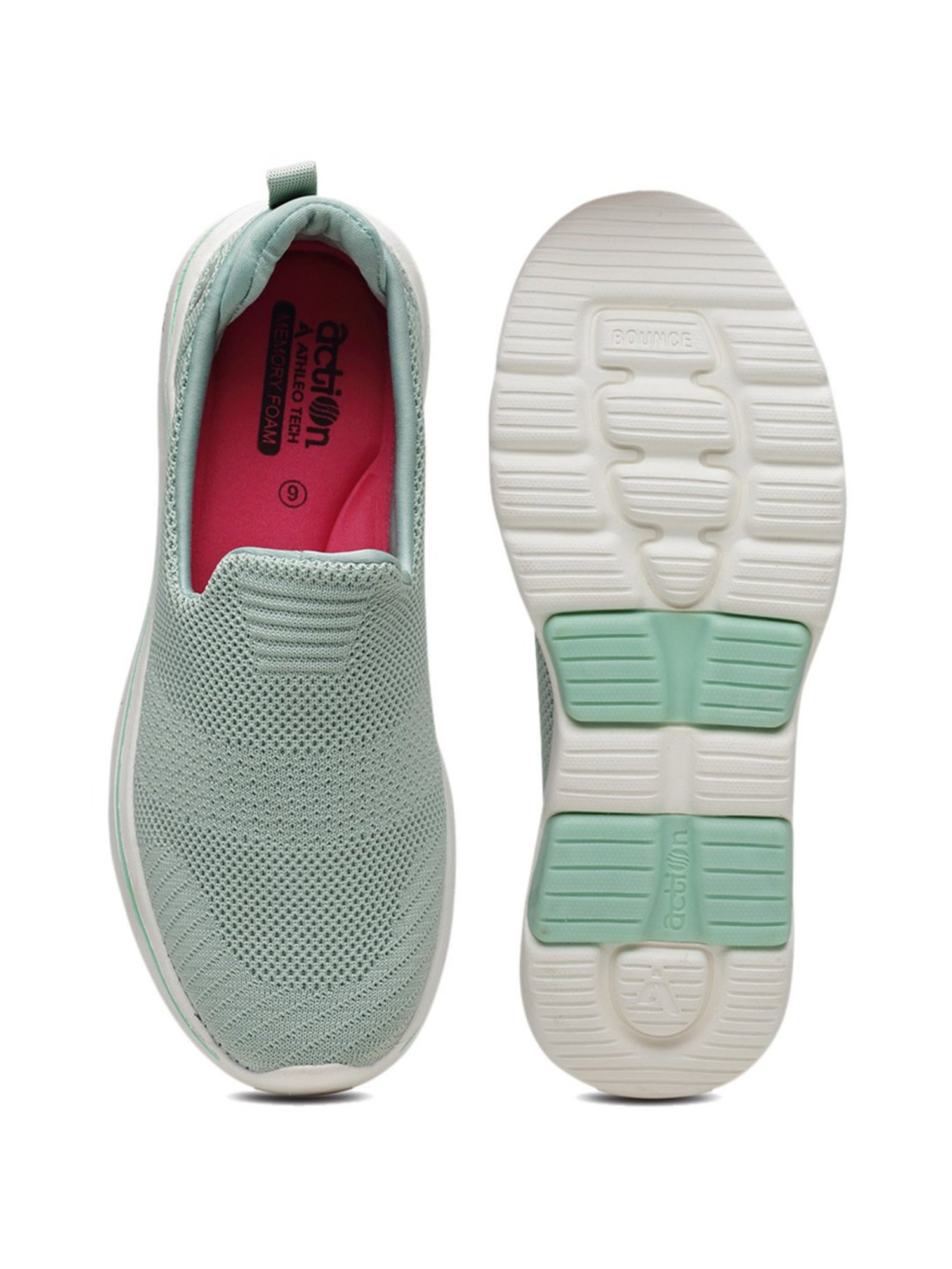 Action Women's Mint Green Running Shoes