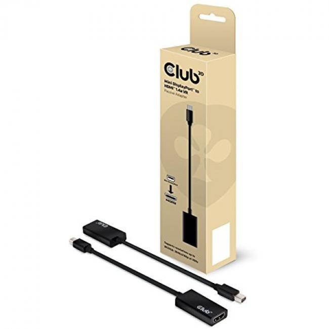 Club3D CAC-1156 Mini DisplayPort 1.1 to HDMI 1.4 VR ready Passive Adapter