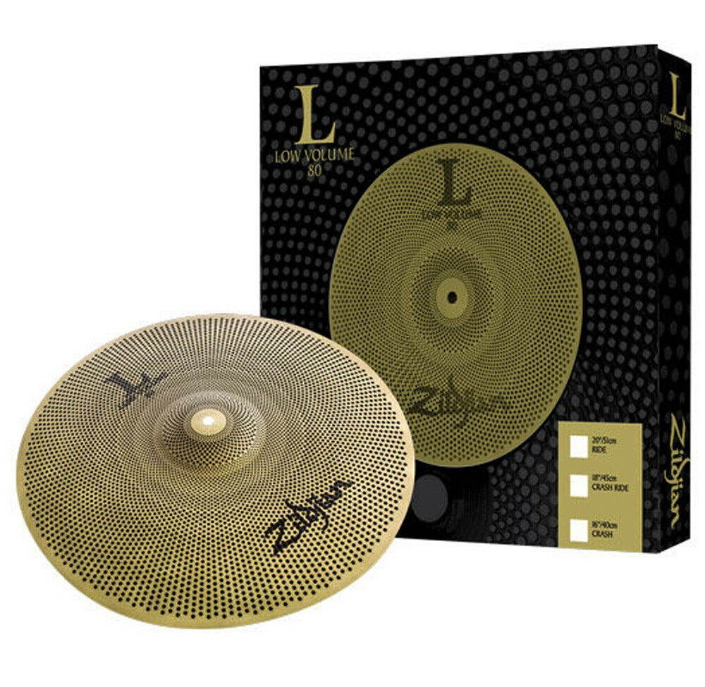 Zildjian LV8018CR-S Low Volume L80 Practice 18" Crash or Ride Cymbal -