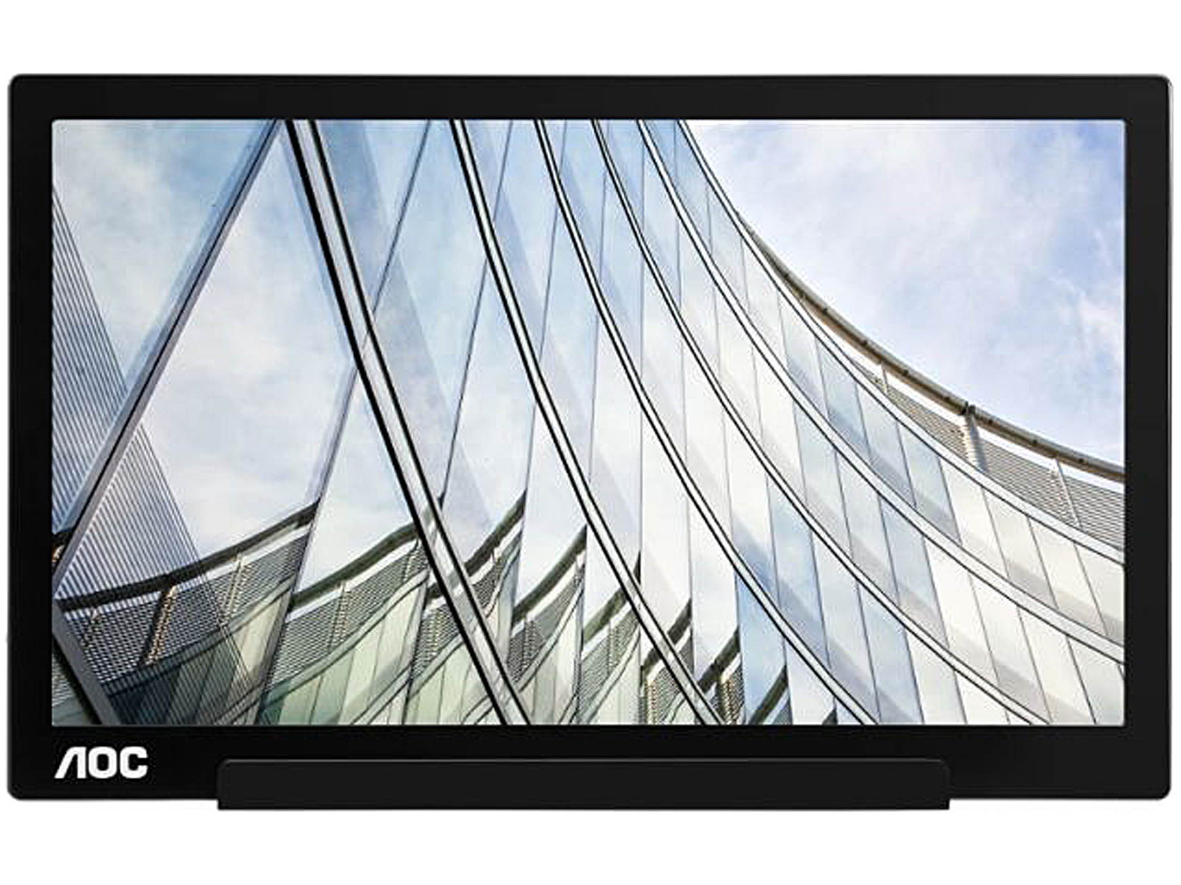 AOC 15.6" I1601C 1920 x 1080 FHD IPS USB-C Tilt Pivot WLED Backlight Portable Monitor