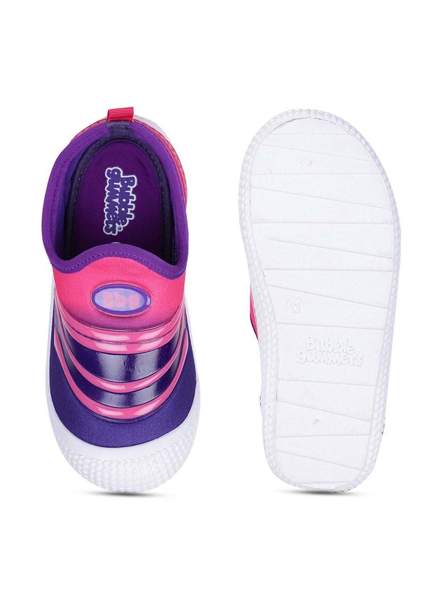 Bubblegummers by Bata Kids Blue & Pink Casual Slip-Ons