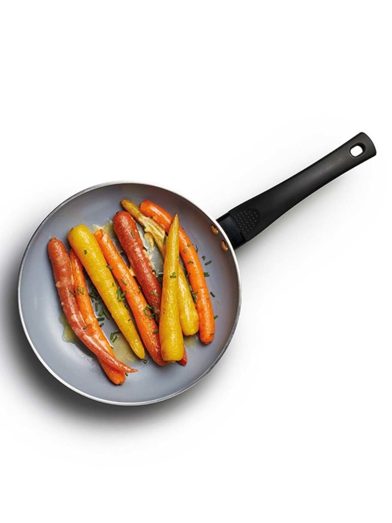 MasterClass Black Medium Aluminium Eco Fry Pan - 28 cm