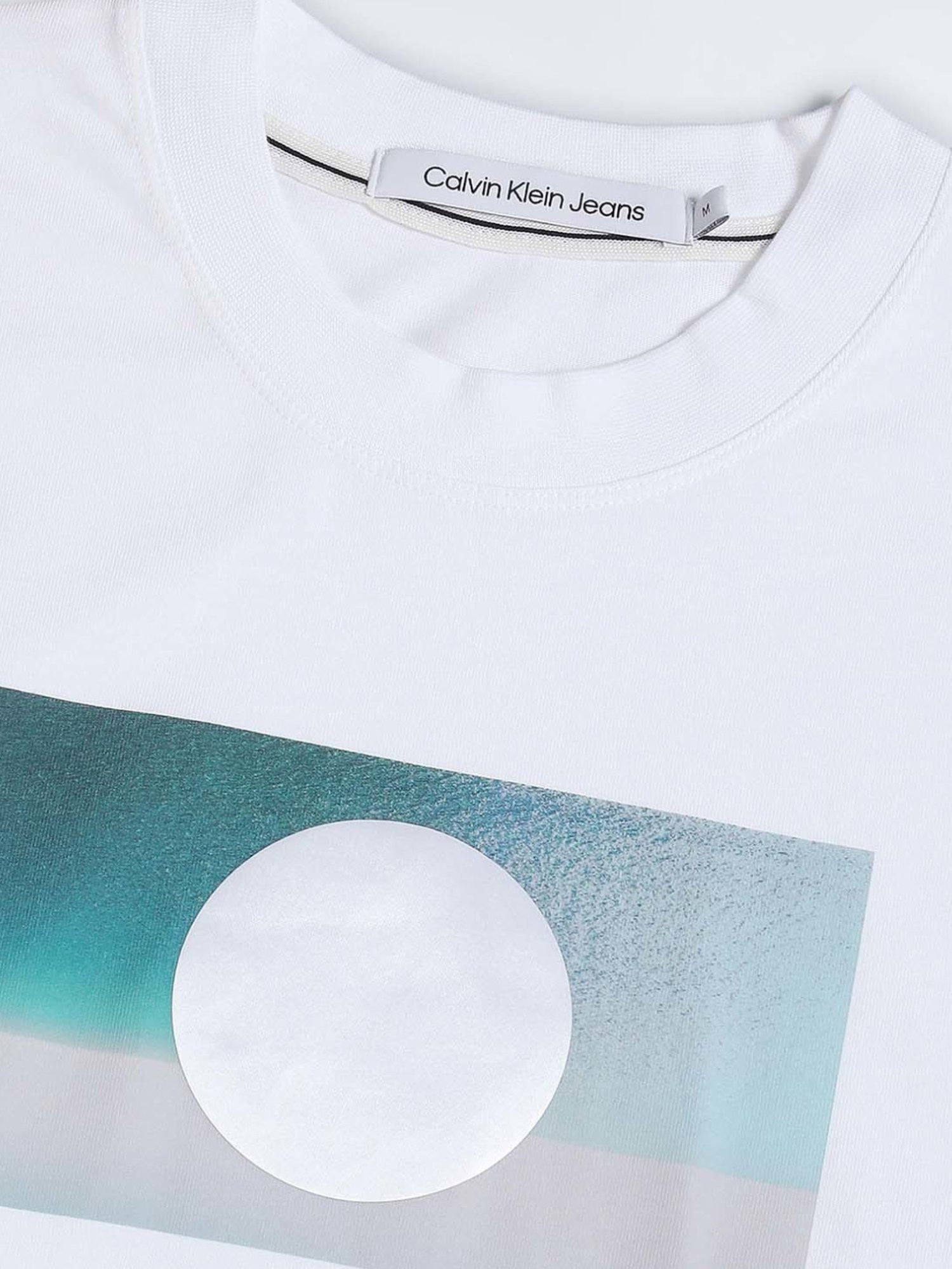 Calvin Klein Jeans Bright White Graphic Boxy Fit T-Shirt