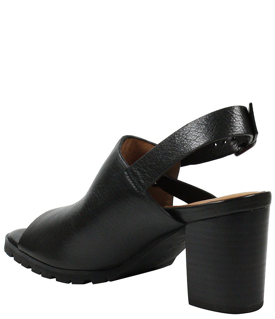 L'Amour Des Pieds Quenton Leather Slingback Sandals