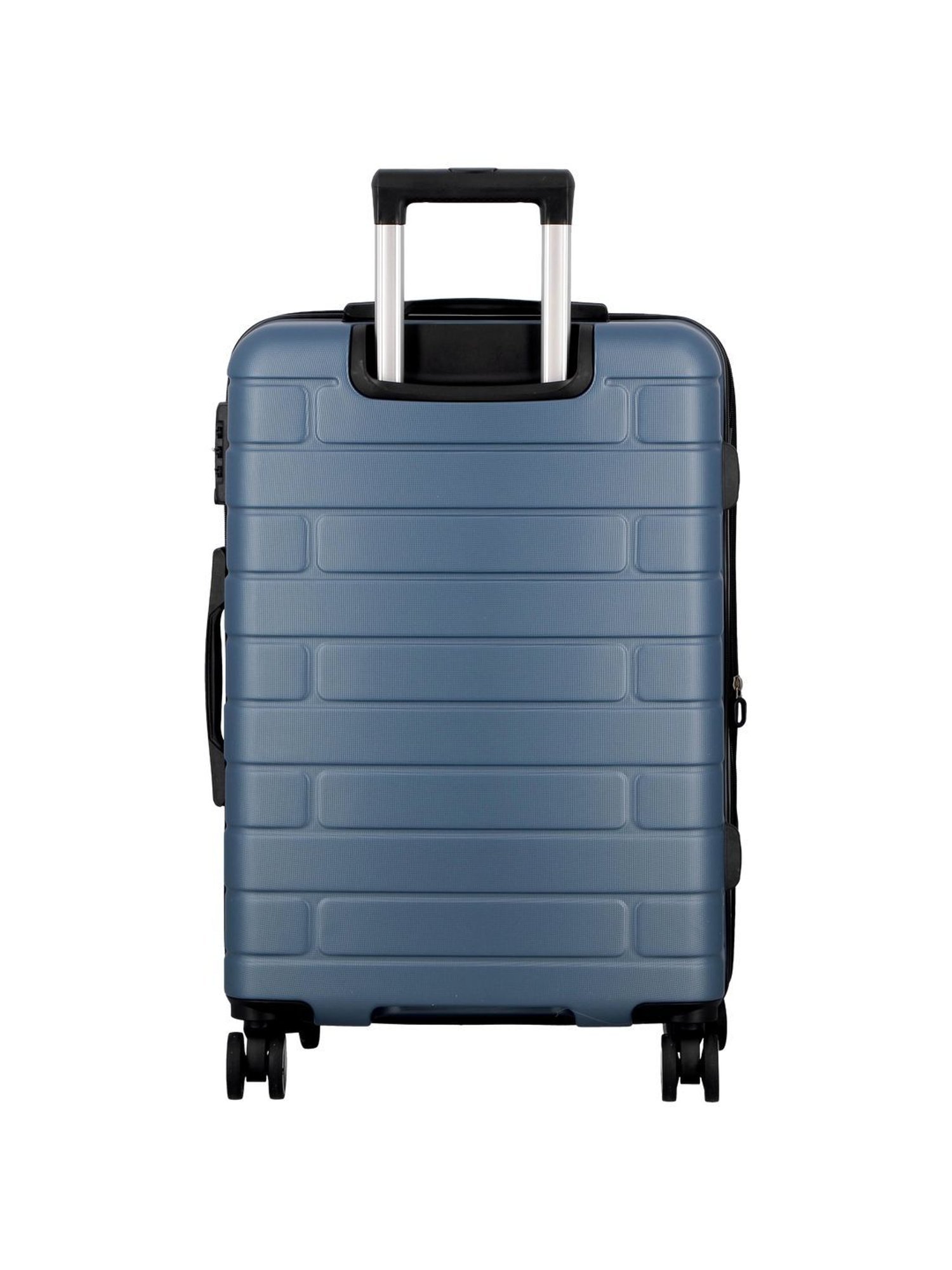 Jump Esco Blue 8 Wheels Medium Hard Cabin Trolley Bag