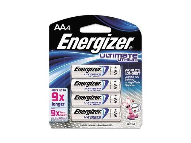 Energizer EVEL91BP4 Battery Lithium Aa 4Pk