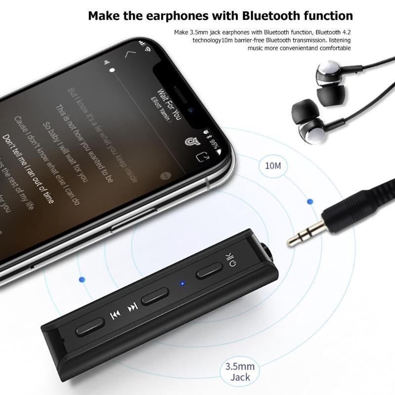 Bluetooth Car Kit G29 AUX Wireless HIFI Music Bluetooth Receiver 3.5mm Jack Handsfree Car Kit Audio Music Adapter Player