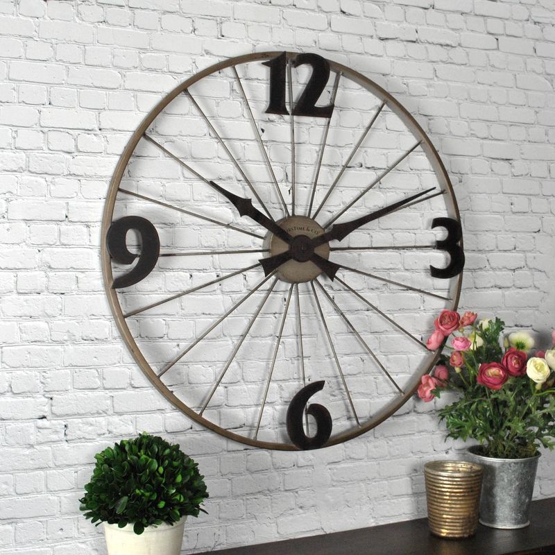 Bicycle Wheel Wall Clock - FirsTime