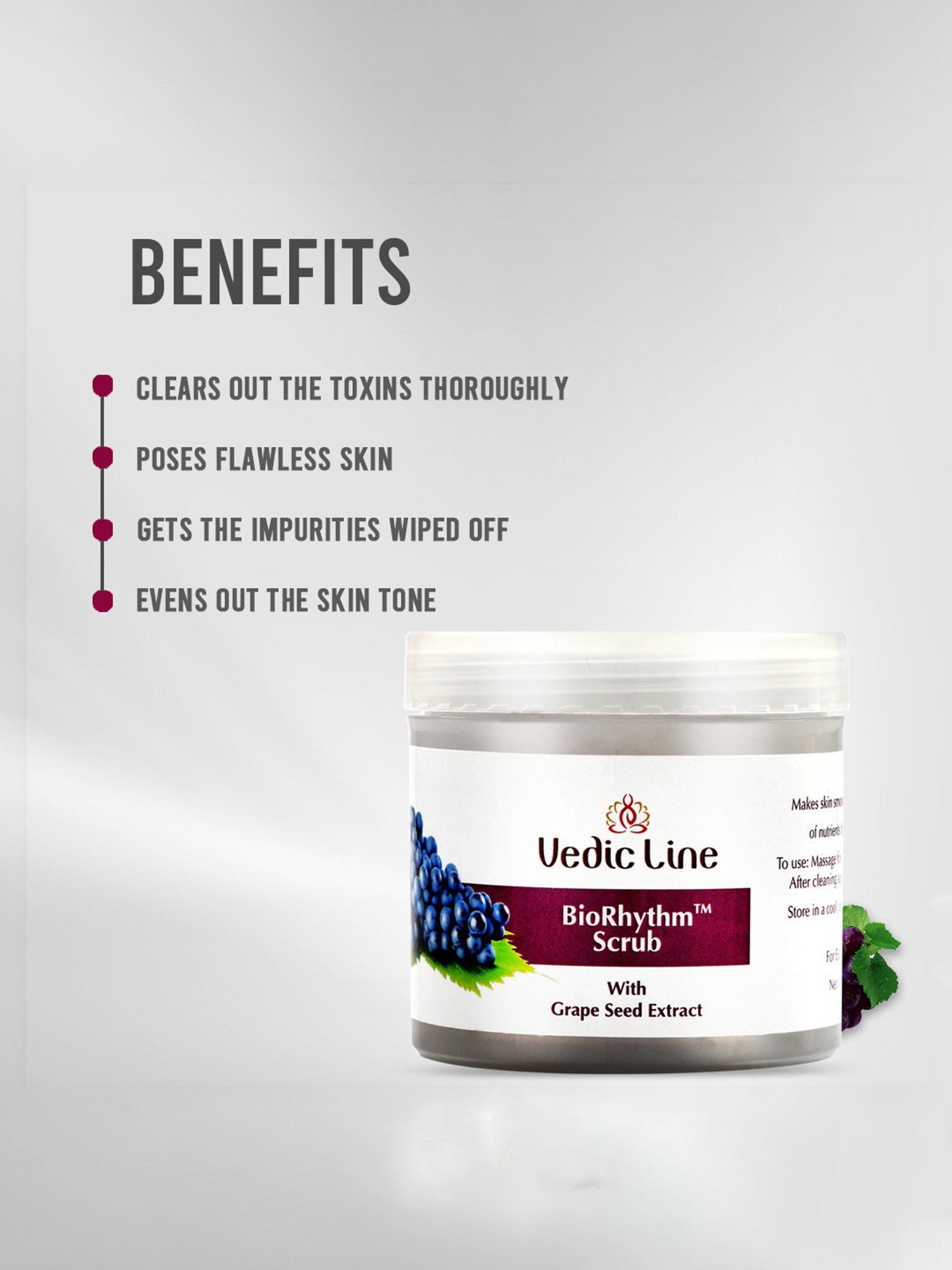 VEDIC LINE Bio Rhythm Scrub - 100 ml