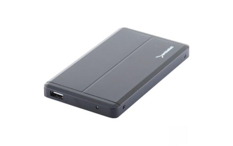 Sabrent EC-UST25 Drive Enclosure - USB 2.0 Host Interface External - Black - 1 x 2.5" Bay