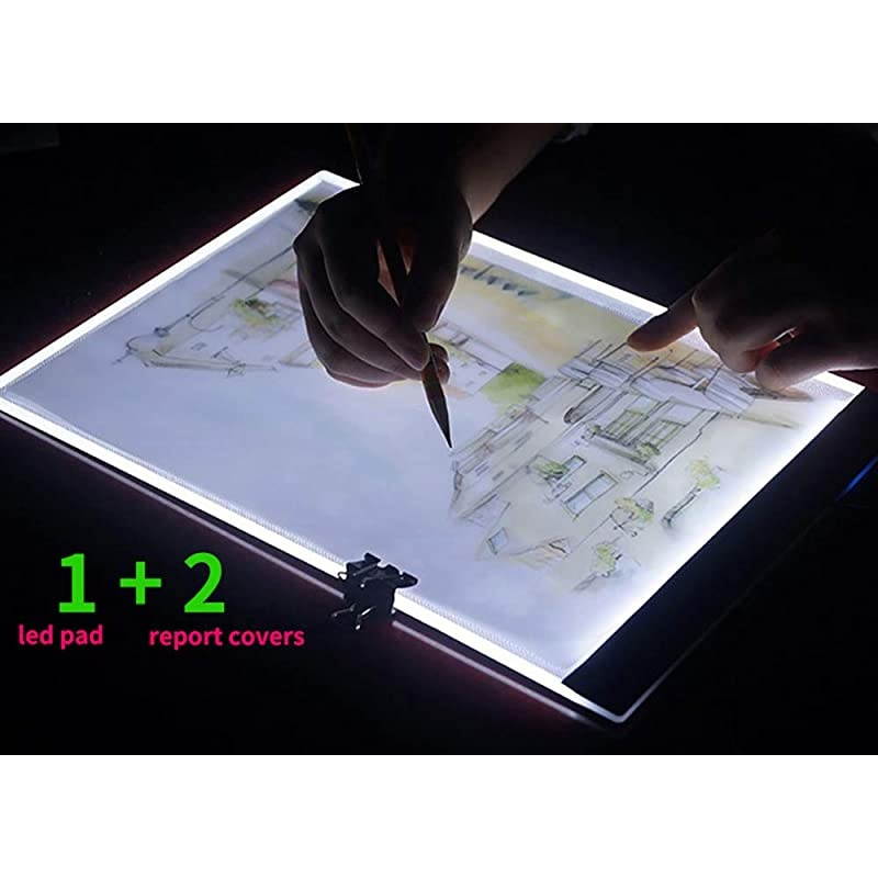 Ultra-Thin Portable LED Light Box Tracer USB Power Cable Dimmable Brightness LED Artcraft Tracing Light Box Light Pad for Artists Drawing Sketching Animation Stencilling X-ray Viewing