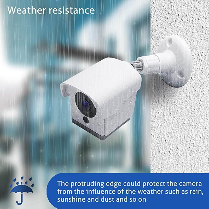 Cam Outdoor Mount Upgraded Weatherproof Wall Mount for Cam 1080p HD Camera Weather Proof 360 Degree Protective Adjustable Blink Mounting BracketWhite 3 Pack