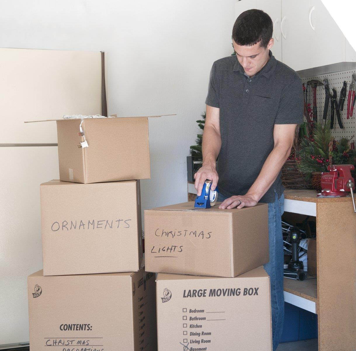 Duck HP260 Packing Tape Refill, 8 Rolls, 1.88 Inch x 60 Yard, Clear (1067839)