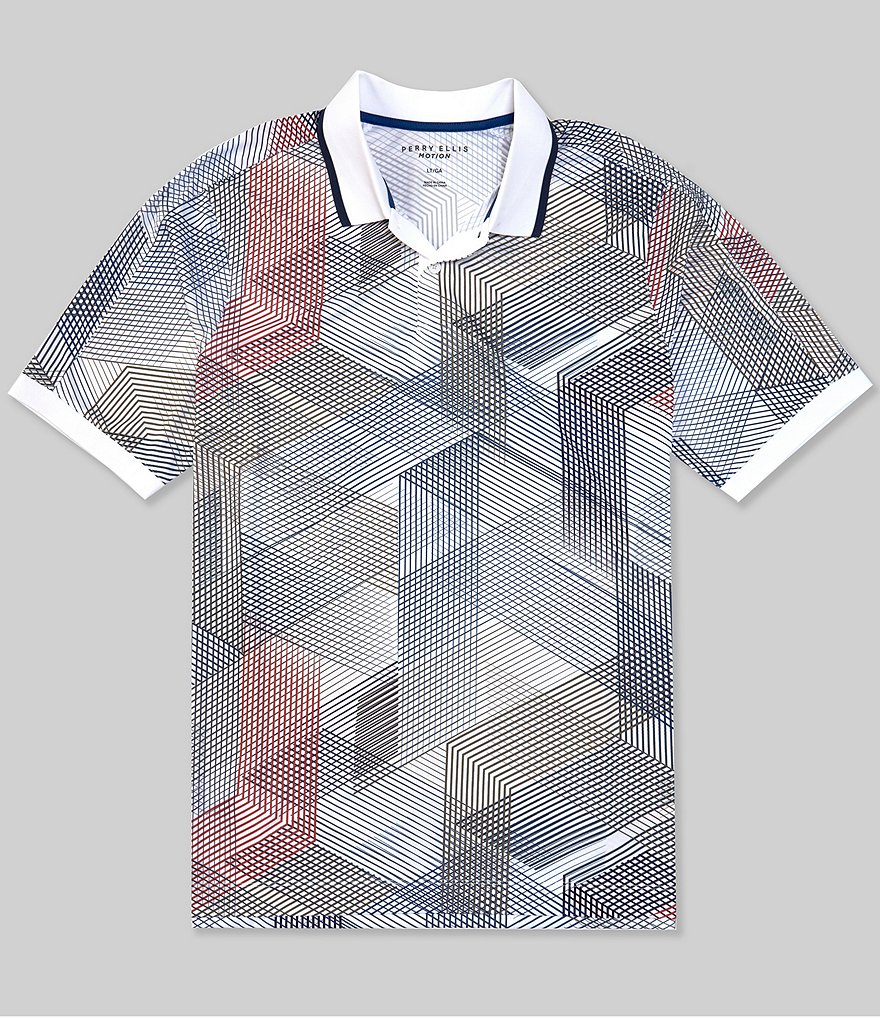 Cutter & Buck Big & Tall Prospect Textured Performance Stretch Short-Sleeve Polo Shirt