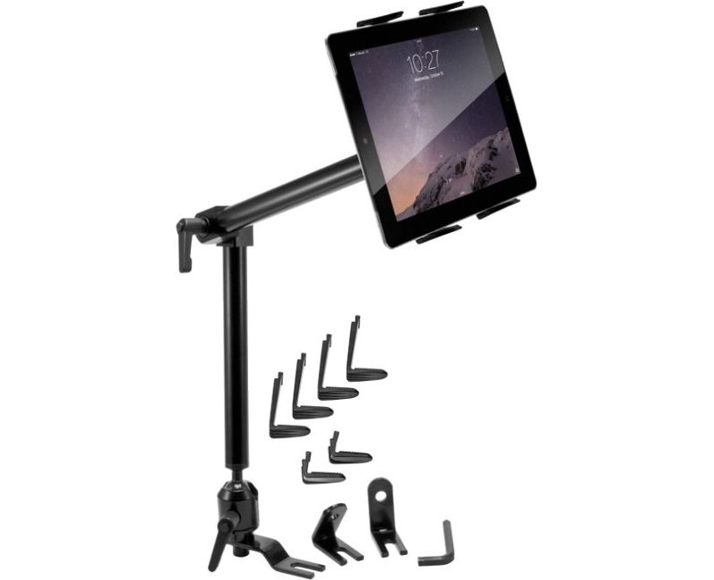 Compulocks Universal Vehicle Mount for iPad, iPad Air, iPad Pro, iPad mini, Tablet - Black - 1 Display(s) Supported18.4" Screen Support