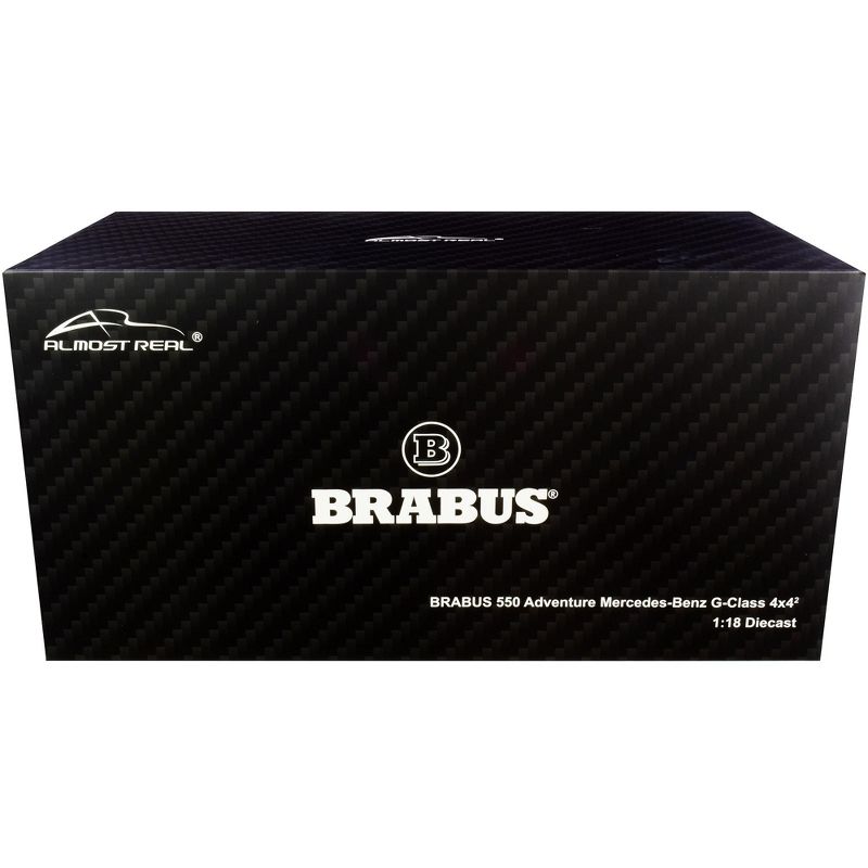 Mercedes Benz Brabus 550 Adventure G-Class 4x4 Obsidian Black Ltd Ed 1000 pcs 1/18 Diecast Model Car by Almost Real