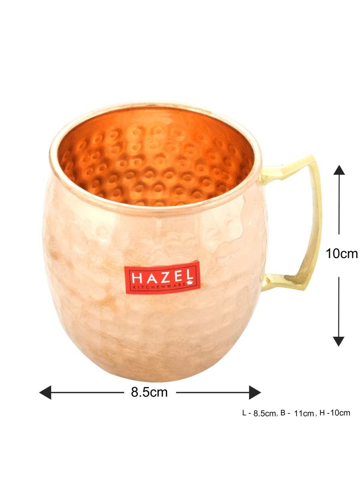 Femora Black Ceramic Coffee Mugs (0.36 L) - Set of 4