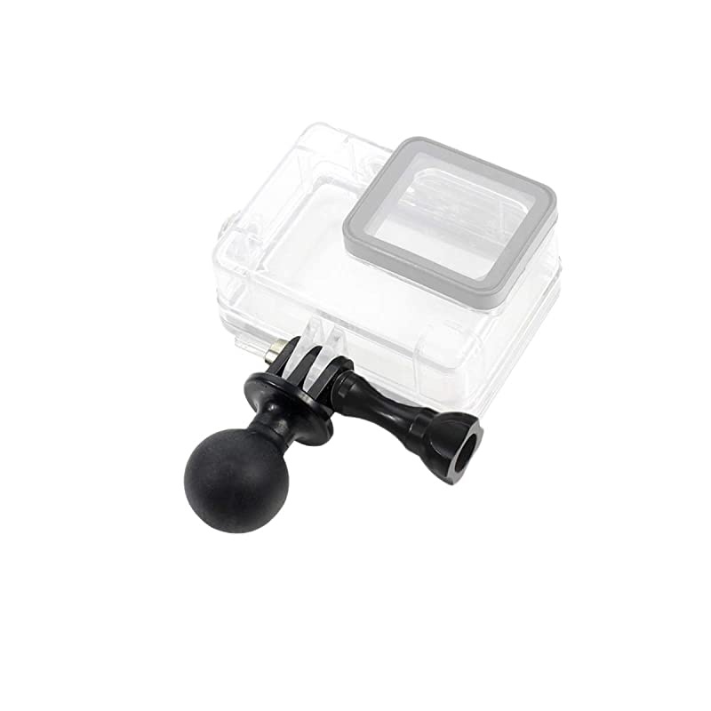 1" Ball Mount Universal Head Adapter with Thumb Screw for GoPro Hero 9, 8 Black, 7 Black, 7 Silver, 7 White, 6, 5, 4, 3+, 5Session, MAX, DJI Osmo Action, DBPOWER Sports Camera