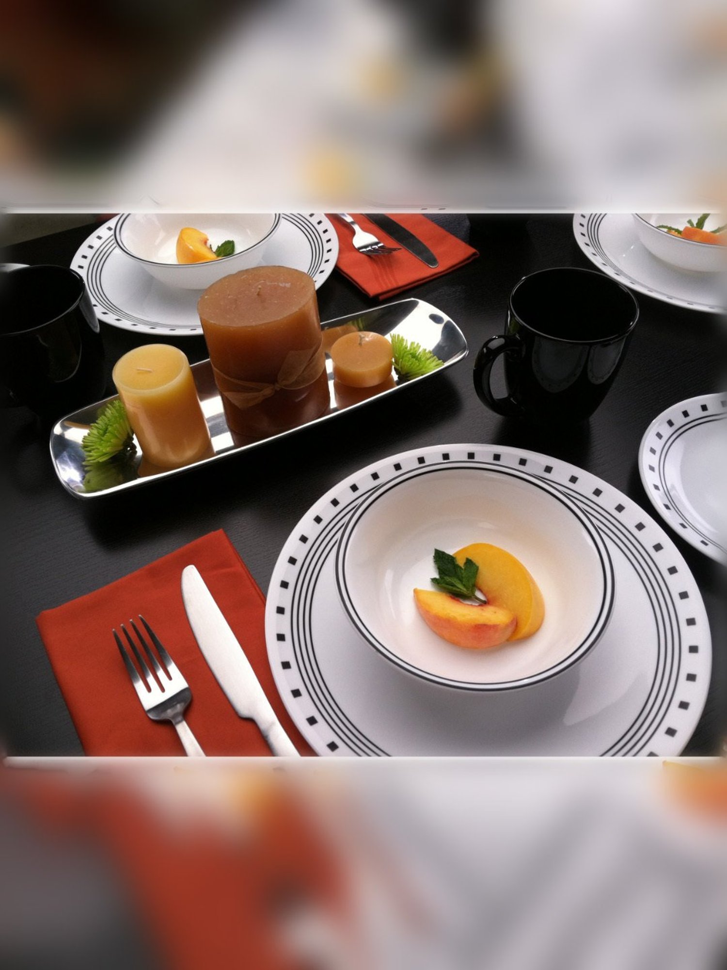 Corelle Livingware City Block 828ml Curry Bowl Pack of 2