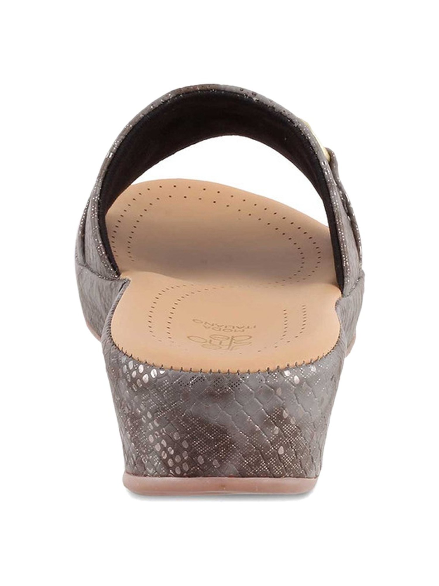 Tresmode Women's Black Casual Wedges