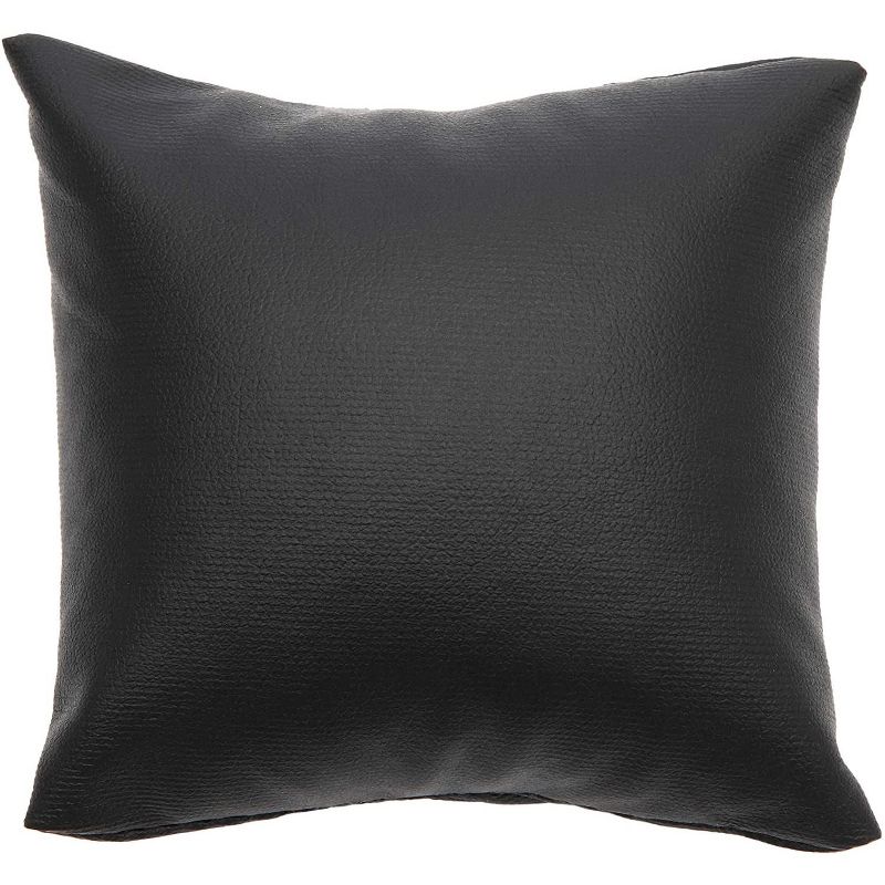 12-Pack Black Faux Leather Jewelry Display Pillows Cushion Holder 3" for Watch Bracelet Bangle Showcase