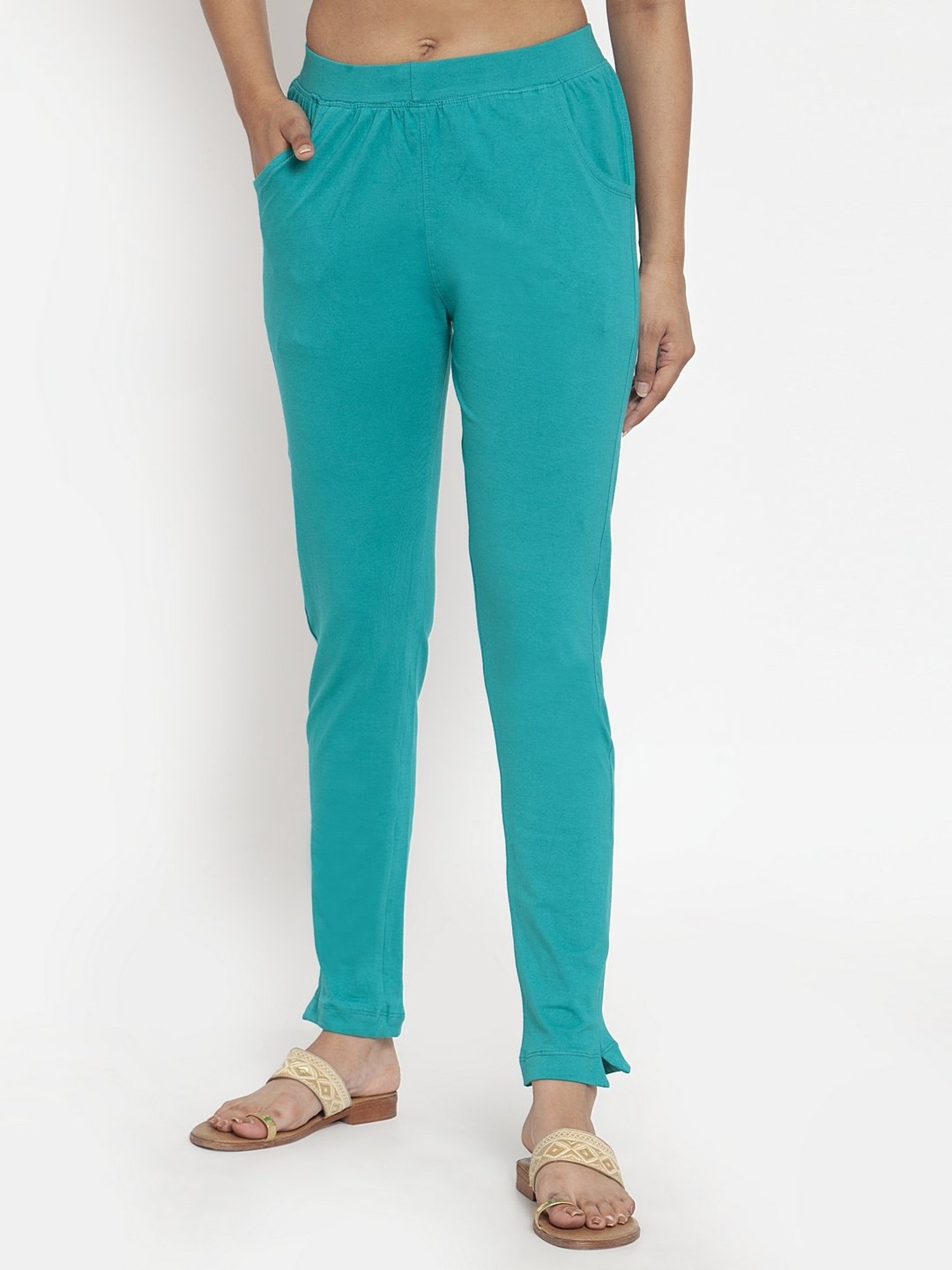 Saffron Threads Black Elasticated Palazzos