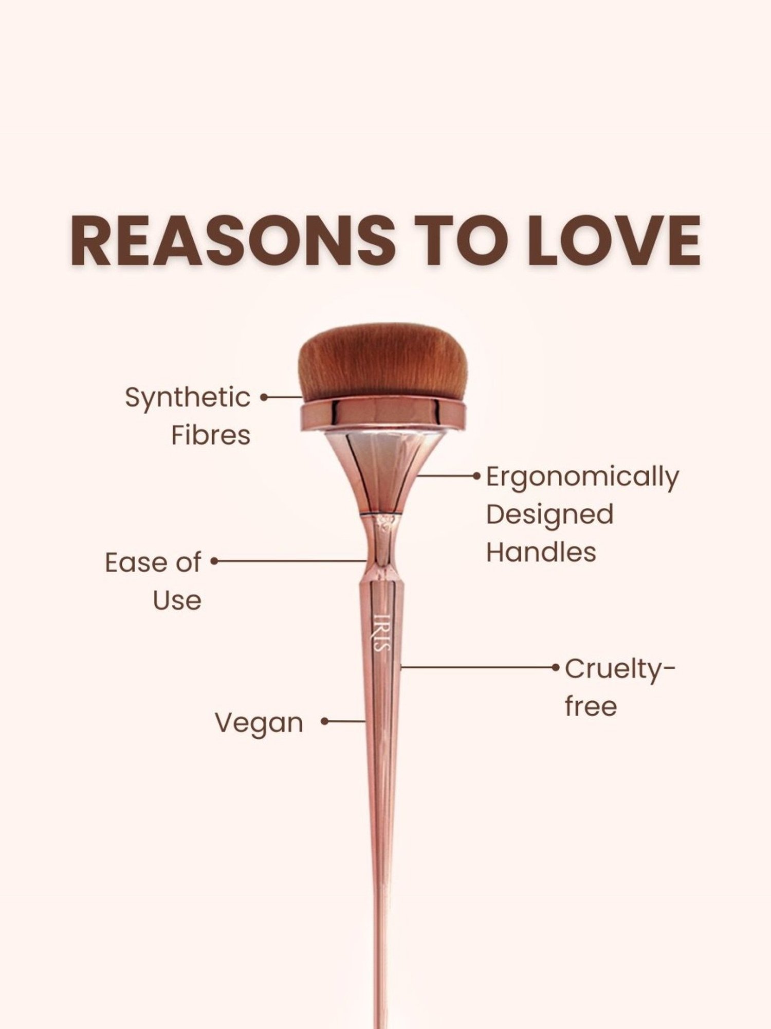 Iris Cosmetics Luminous HD Powder Brush