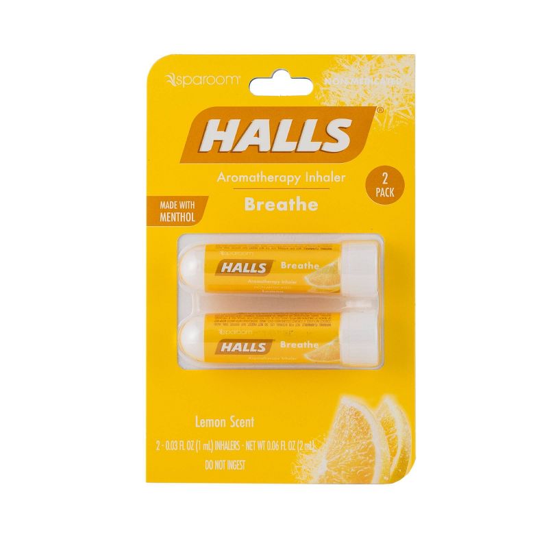 Halls by SpaRoom Lemon Inhaler - 2pk