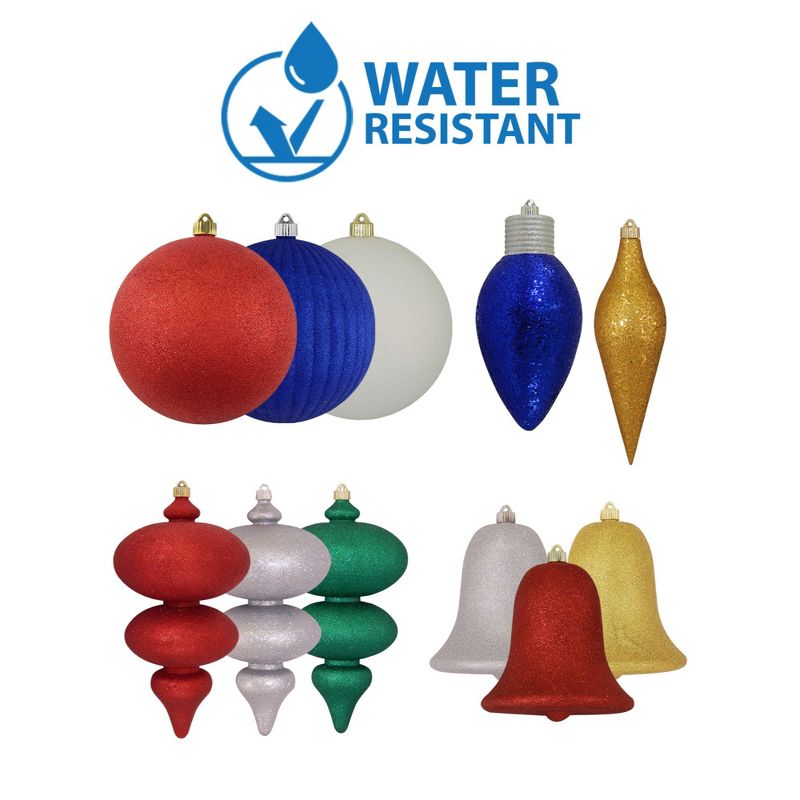 Christmas by Krebs Metallic Gold Shatterproof Christmas Finial Ornament 15" (380mm)