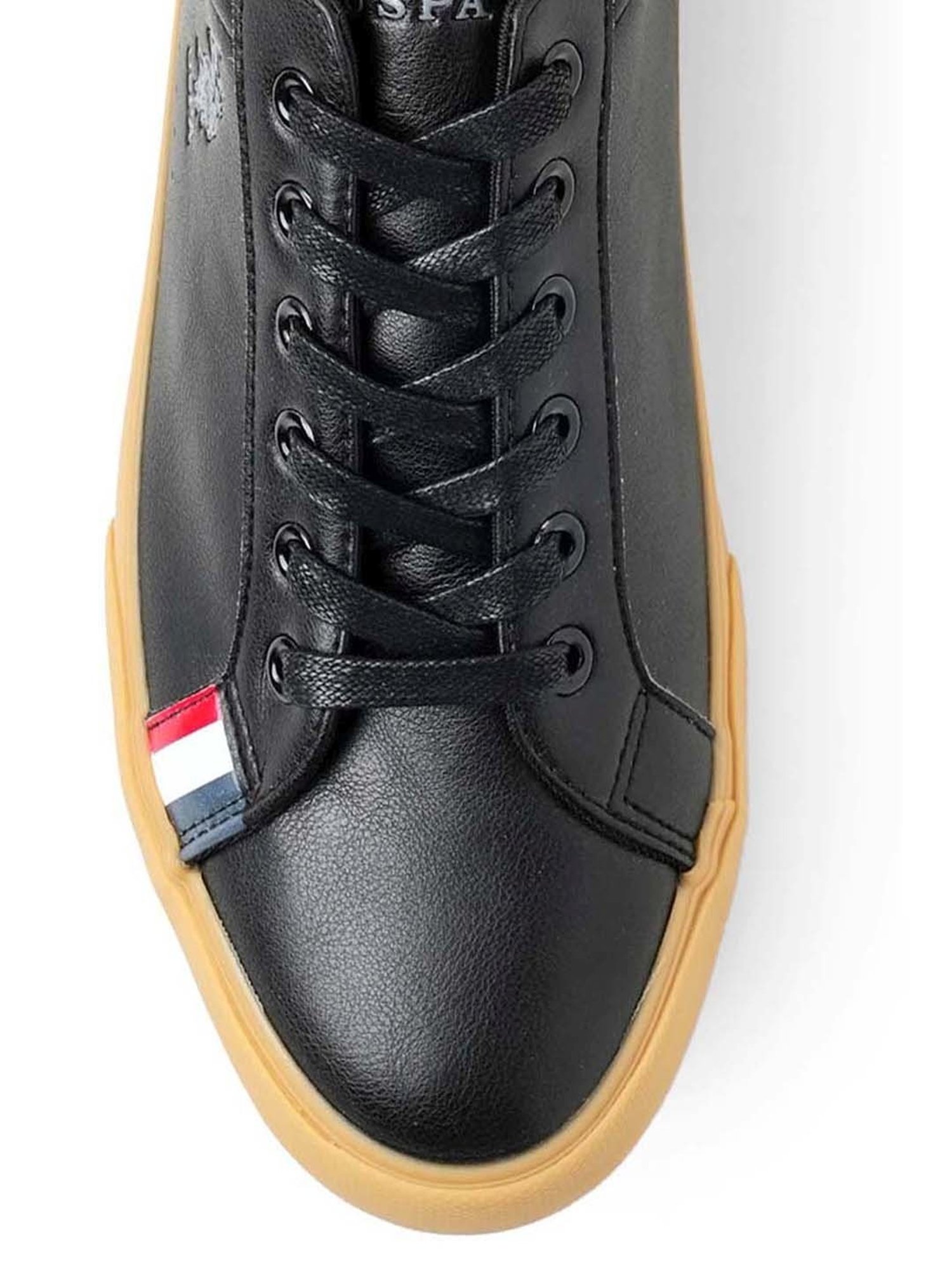 U.S. Polo Assn. Men's ARYN Black Casual Sneakers