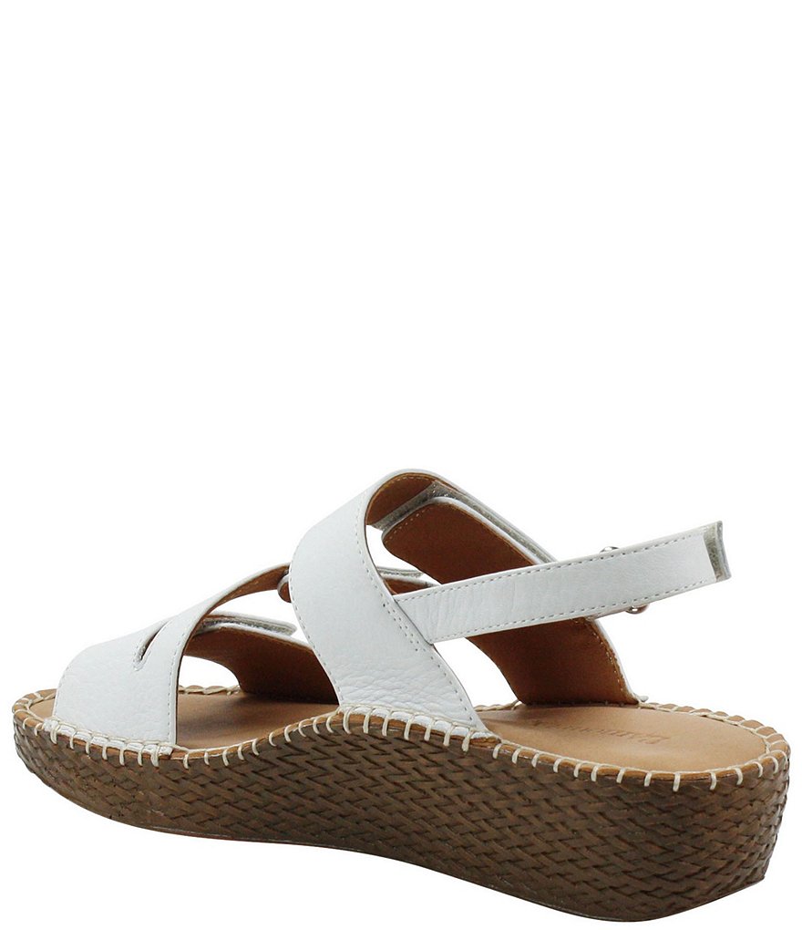 L'Amour Des Pieds Yamona Leather Wedge Sandals