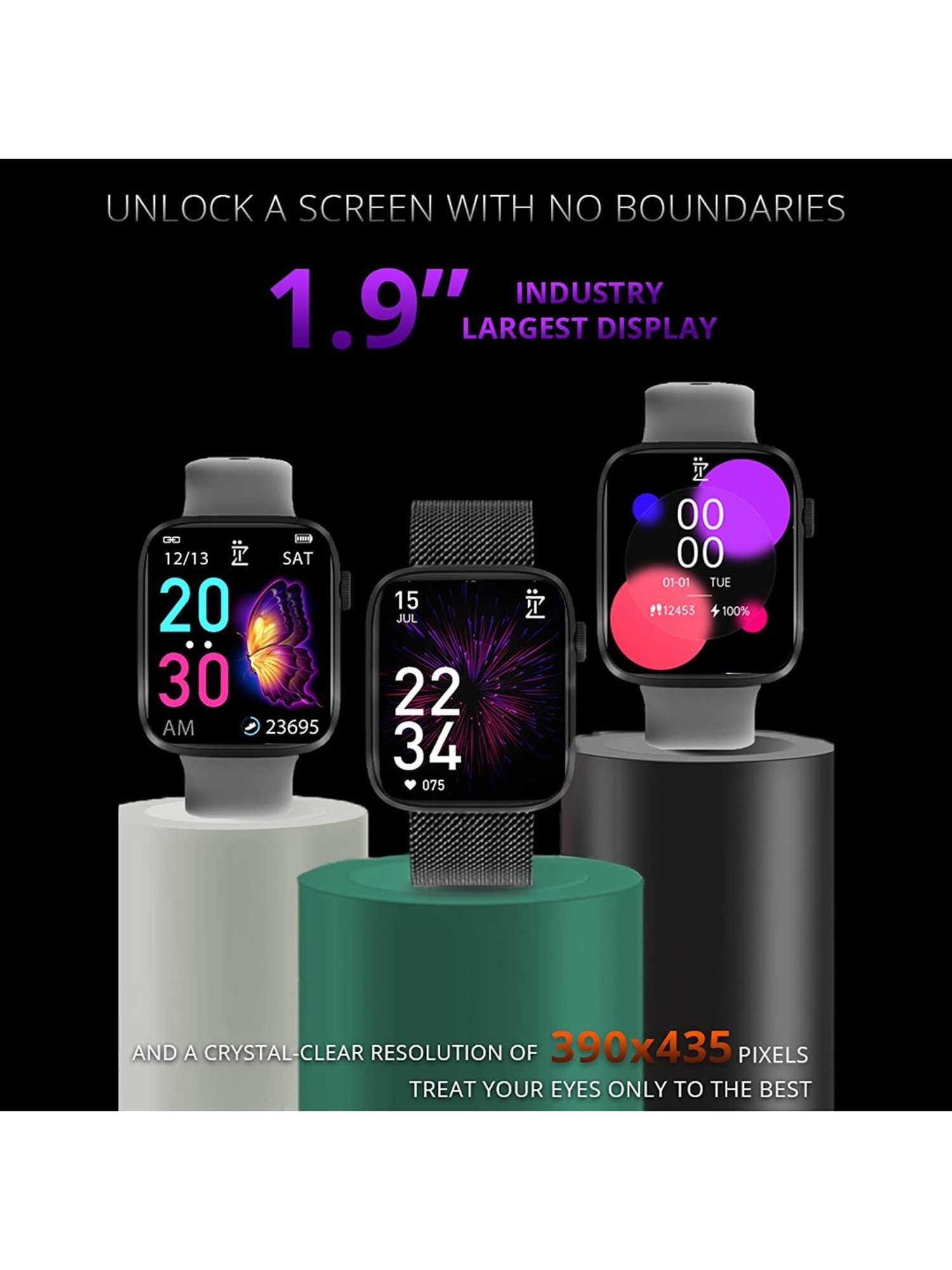 I Kall W1 Smartwatch (Black)