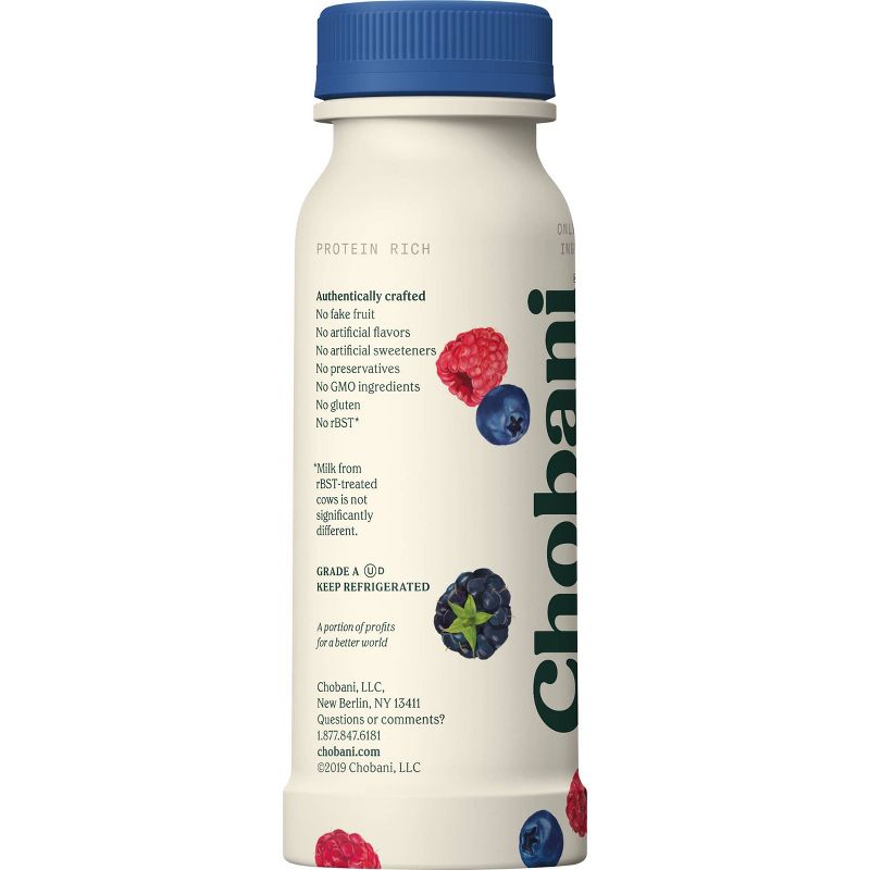 Chobani Mixed Berries Greek Style Yogurt Drink - 7 fl oz