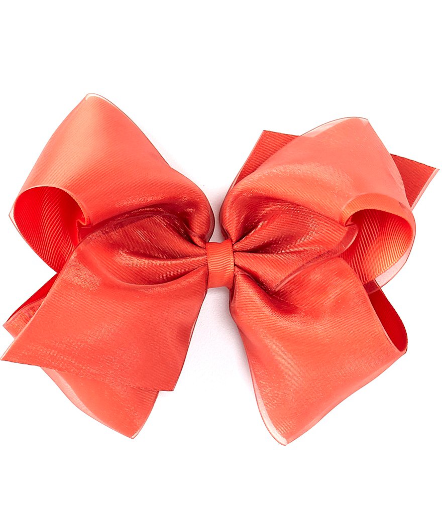 Edgehill Collection Little Girls Sparkle Satin Bow Wrap Headband