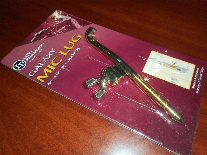 NEW - LP Latin Percussion Galaxy Conga Mic Lug - LP972M, GOLD