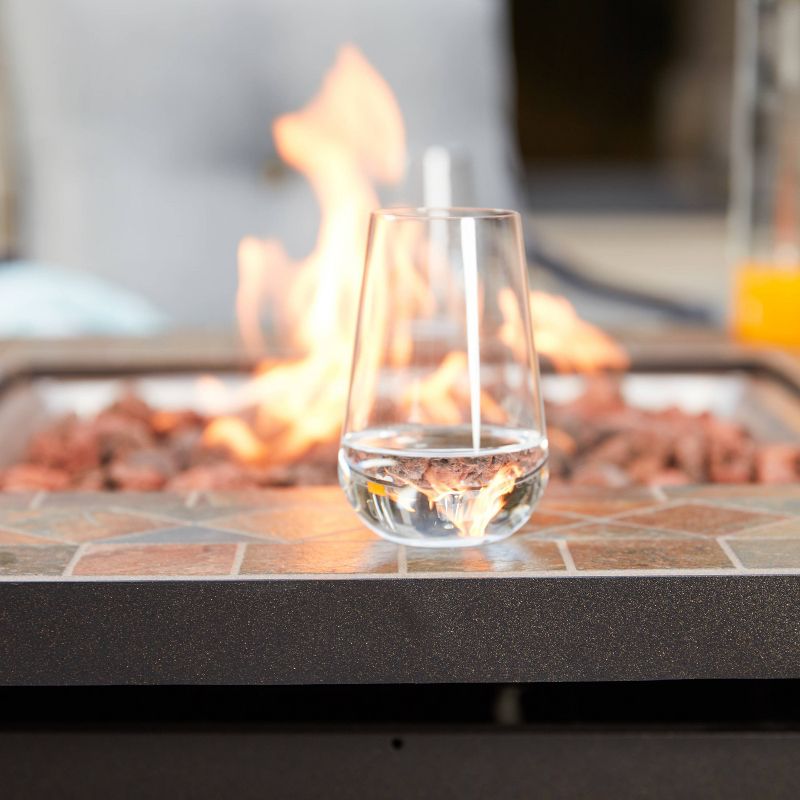 5pc Conversation Steel Patio Seating Sets Cream - Lokatse