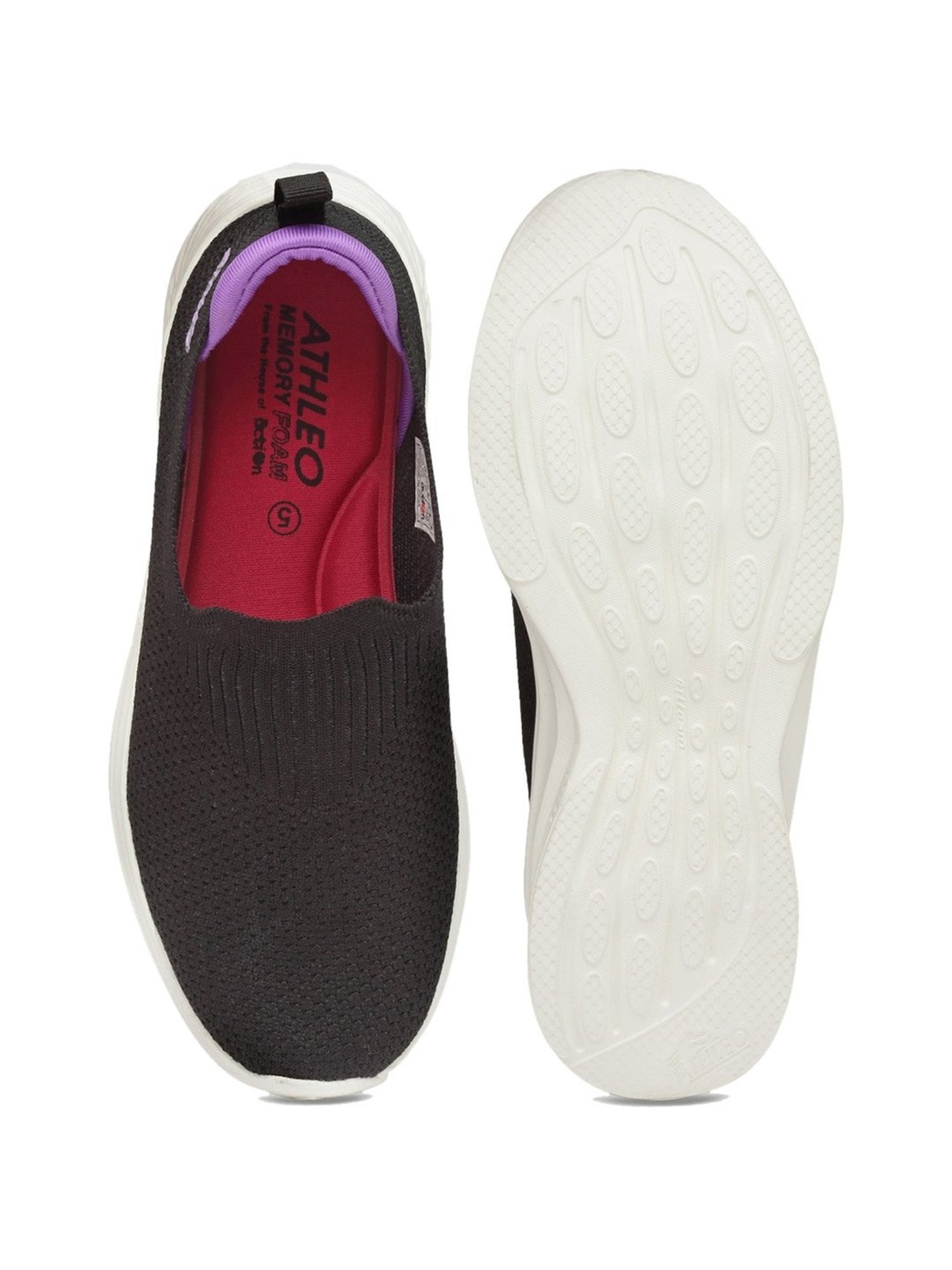 Action Women's Black Running Shoes