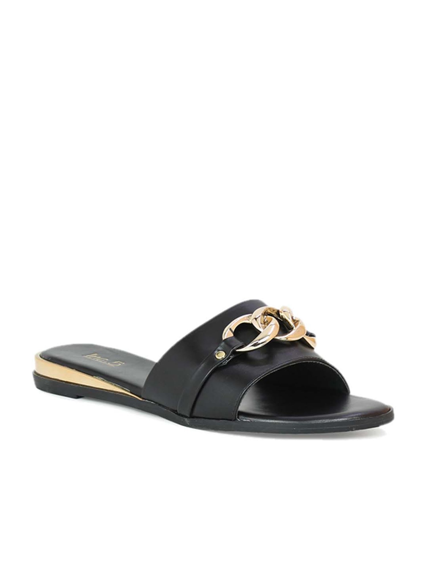 Inc.5 Women's Black Casual Sandals