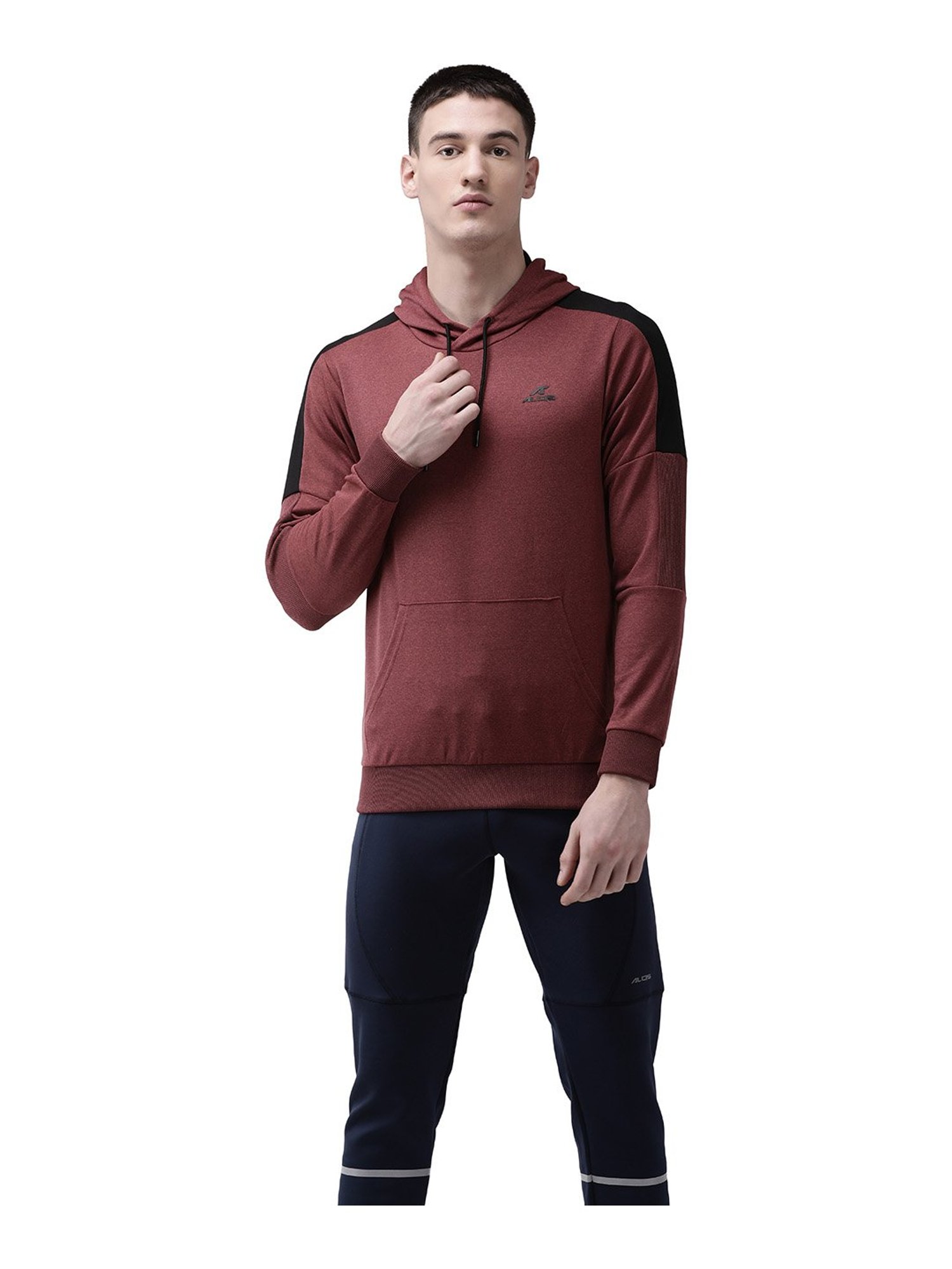 ALCIS Red Hooded Sweatshirt