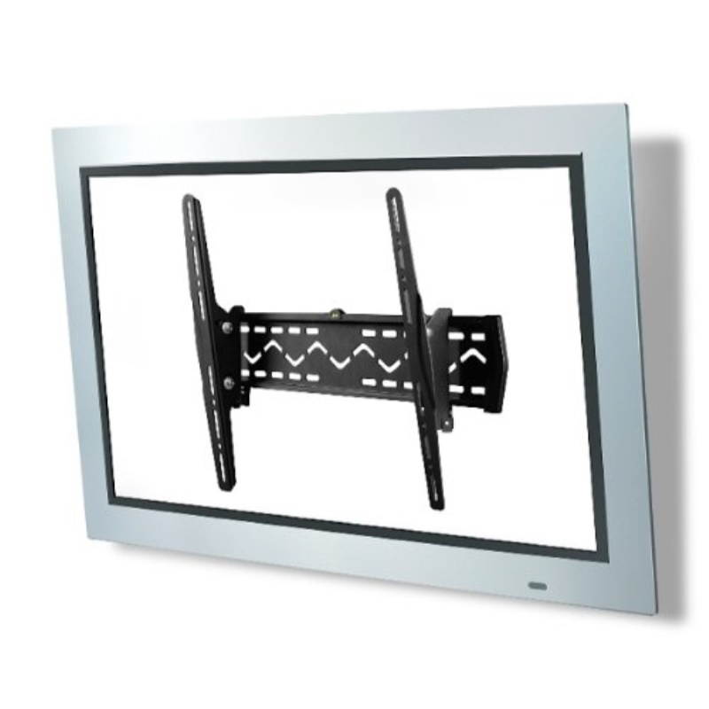 Atdec TH-3060-UT Adjustable Tilt Wall Mount with Theft Resistant Design for Displays up to 110-Pound, Black